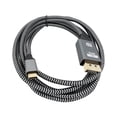 thumbnail image 3 of Cable USB C a DP 1,8 de 1,8 metros, Cable trenzado de nailon 8K, accesorios portátiles Plug and Play para tableta, teléfono inteligente profesional, 3 of 8