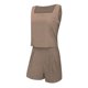 thumbnail image 4 of MKLEKYY Pantalones Cortos Deportivos Para Mujer Conjuntos De 2 Piezas Para Mujer Conjuntos A Juego Pantalones Cortos De Dos Piezas Tops Cortos Conjunto De Ropa De Moda, 4 of 5
