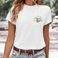 thumbnail image 4 of WEIWEN Autism Awareness Shirts for Women Love Needs No Words Teacher Tshirts Crew Neck T-Shirt Womens Tops Dressy Casual Outfits (White, XXL), 4 of 5