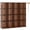 Brown, variant on Cube Storage Organizer 16-cube Shelves Units Plastic Cubes Diy Closet Modular Ideal For Home Bedroom 48.4" L * 12.4" W H Blue Upcs16l