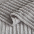 thumbnail image 3 of Mainstays Rib Blanket Gray DQ, 3 of 7