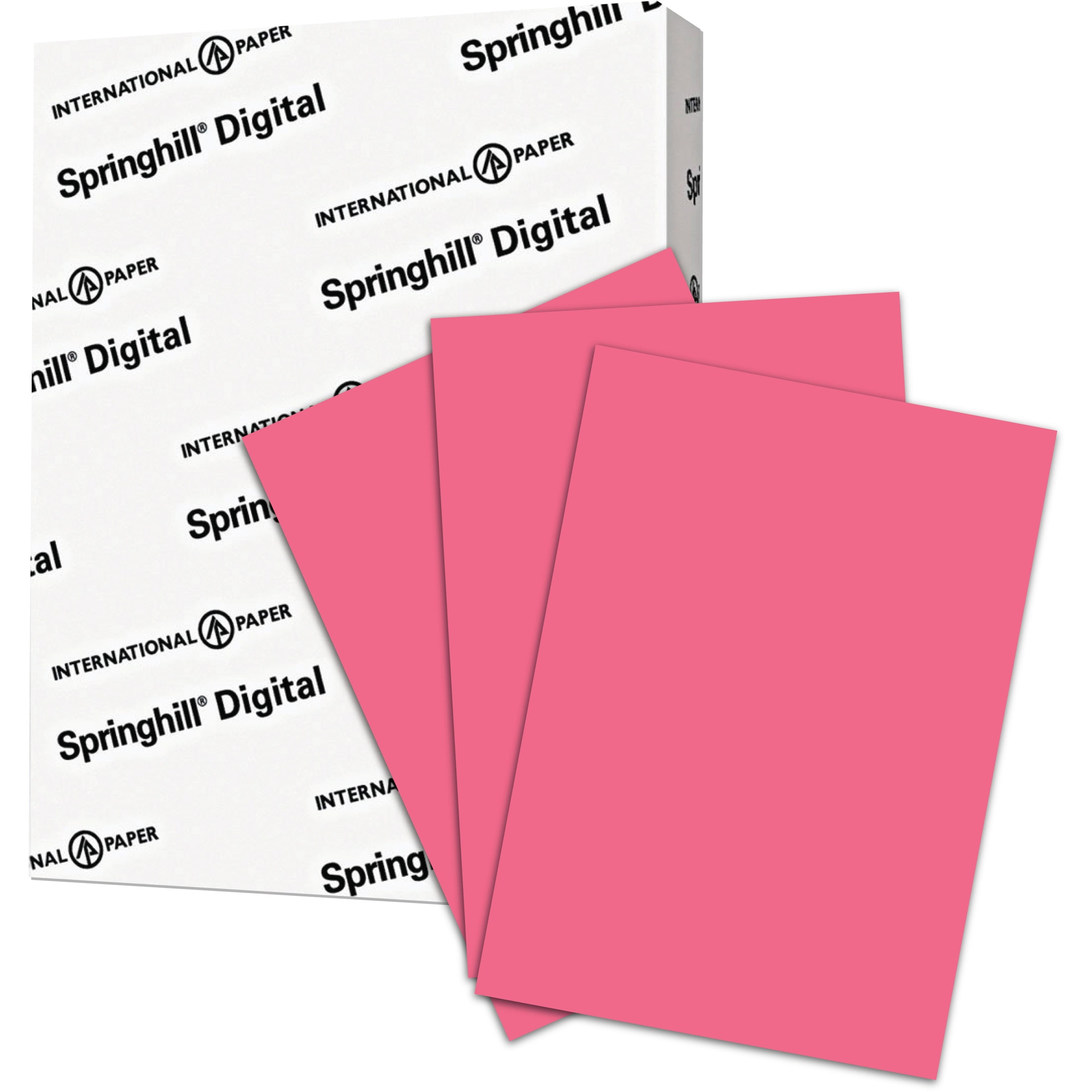 Springhill, SGH075300, 110 lb. Cherry Colored Paper, 250 / Pack, Cherry