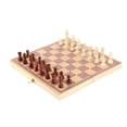 thumbnail image 1 of Échiquier pliable en bois portable pour activités familiales et festives, 1 of 4