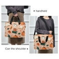 thumbnail image 6 of FORMRS 16" Laptop Bag Carrying Sleeve Case with Handle Travel Shoulder Briefcase, Pink Fall Coffee, 6 of 8