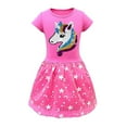 thumbnail image 1 of KidsGirlsUnicornPrincessDressTulleSwingDressesBirthdayParty, 1 of 3