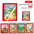 thumbnail image 1 of Alician Magic Water Drawing Book For Toddlers Reusable Water Coloring Doodle Activity Books Gift For Girls Boys, 1 of 9