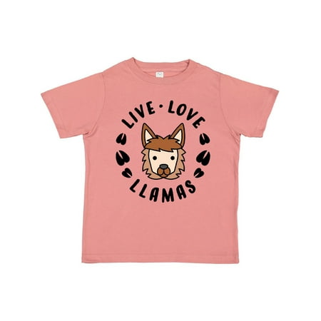 

Inktastic Life Love Llamas Gift Toddler Boy or Toddler Girl T-Shirt