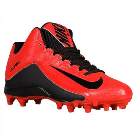 Nike Alpha Strike 2 3/4 Boy's Football Cleat, Team Orange, 3.5 Y youth