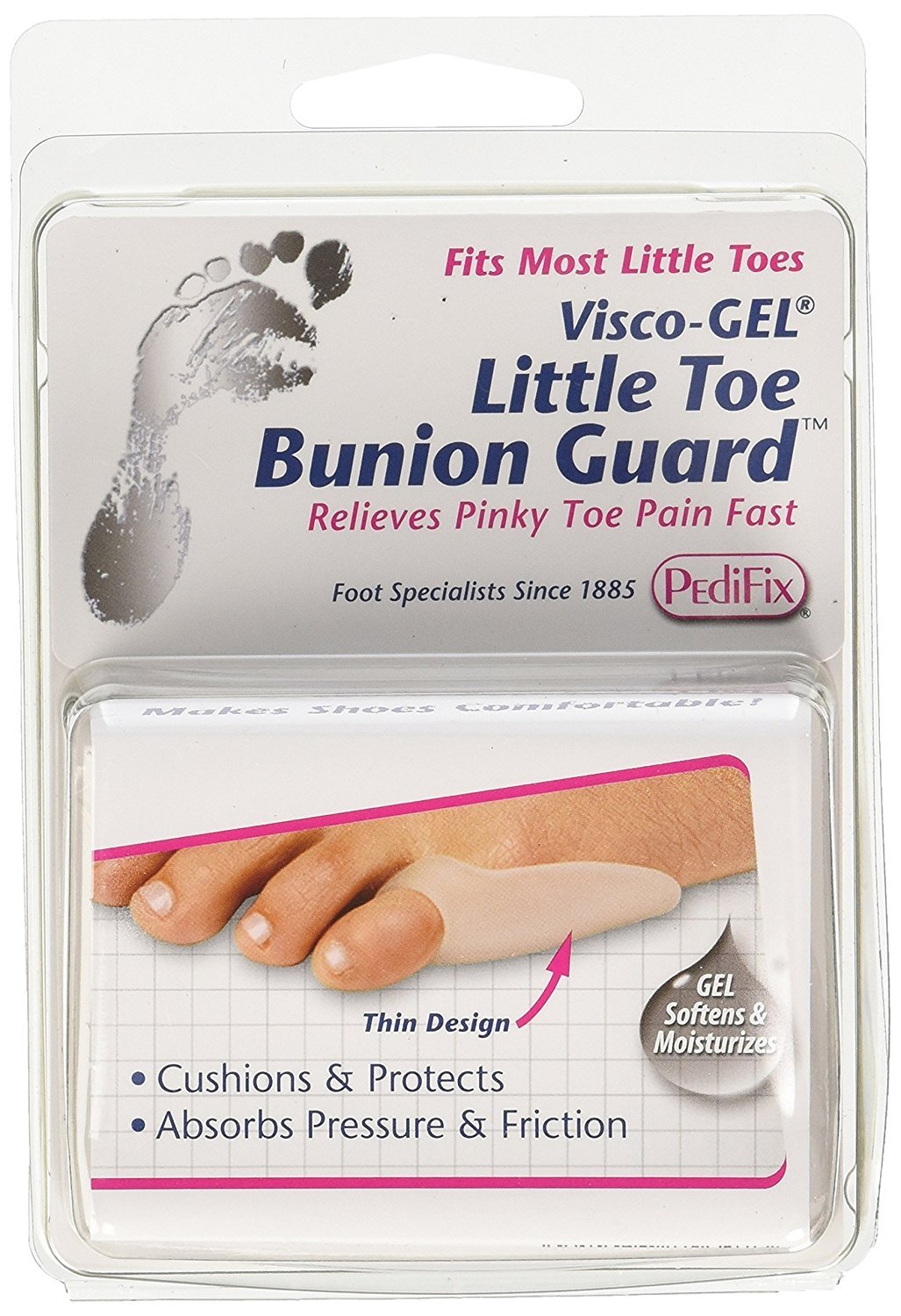 PediFix ViscoGEL Little Toe Bunion Guard One Size Fits Most