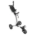 thumbnail image 1 of Axglo V1 Chariot Pousse-Pousse de Golf Léger à 3 Roues Argent, 1 of 1