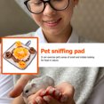 thumbnail image 4 of ELAYARD Rabbits Interactive Slow Feeding Sniffing Mat White Orange Multi 1Pcs, 4 of 5