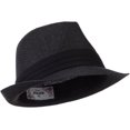 thumbnail image 4 of Fedora à Bande Noire en Paille de Papier pour Enfant - Rouge OSFM, 4 of 5