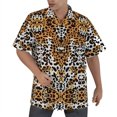 thumbnail image 3 of Camisas con estampado de tigre dominante para hombres, ropa punk, blusas con estampado 3D de animales y gatos, blusas hawaianas con solapa y botones, 3 of 5
