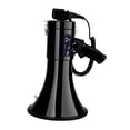 thumbnail image 2 of Megáfono Bullhorn 50W de mano, con micrófono amplificador portátil megáfono altavoz para actividades expendedoras mercado al aire libre Negro versátil, 2 of 8