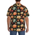 thumbnail image 3 of Kdxio Men's Hawaiian Shirt for Men Short Sleeve Shirt Daisy maple leaf Summer Casual Holiday Beach Button Down T-Shirts, 3 of 5