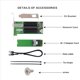 thumbnail image 2 of 2X SFP+M.2 10G para Adaptador de Red Ethernet de Puerto Único con Chip 82599 en X520-DA1, Sin Módulo de Fibra Óptica 10G, 2 of 6