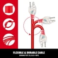 thumbnail image 4 of Cable de extensión CRAFTSMAN, resistente, 75 pies, impermeable 14/3 SJTW, 4 of 9