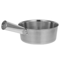 PTOOTP Stainless Steel Soup Scoop with Handle for Kitchen Cooking and Serving