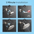 thumbnail image 6 of SparkPod 8 Inch Brushed Nickel High Pressure Rainfall Showerhead, 6 of 8