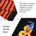 thumbnail image 4 of Qarigey Camiseta con estampado de rayas de Halloween, pantalones superiores, ropa para niños y padres en casa, chico de 4 a 5 años conjuntos de ropa L, 4 of 6