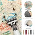 thumbnail image 5 of Round Area Rugs 4Ft, Teal Red Coastal Non-Slip Washable Circle Rugs Carpet, Nautical Seahorse Beach Coral Starfish Beige Indoor Outdoor Rug Floor Mats Throw Runner for Bedroom Living Room Bathroom, 5 of 8