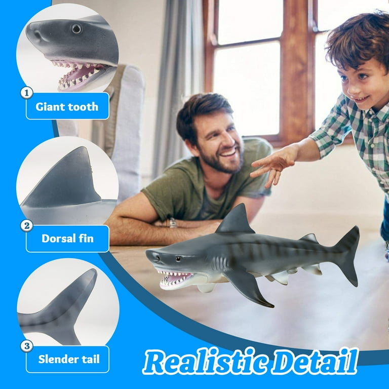 Realistic moving shark toy hotsell