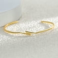 thumbnail image 3 of Minimalist Adjustable Lightning Shape Cuff Bracelet Gold-plated Bracelet Modern Jewelry For Daily Wear Gift Box Packaging, 3 of 4