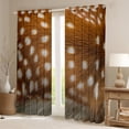 thumbnail image 2 of Homewish Fashion Deer Print Blackout Curtains Set of 2 (52x84 Each) foe Adult, Wildlife Animal Window Curtains, Rustic Farmhouse Theme Curtains and Drapes, Black Out Curtains Decor, 2 of 6