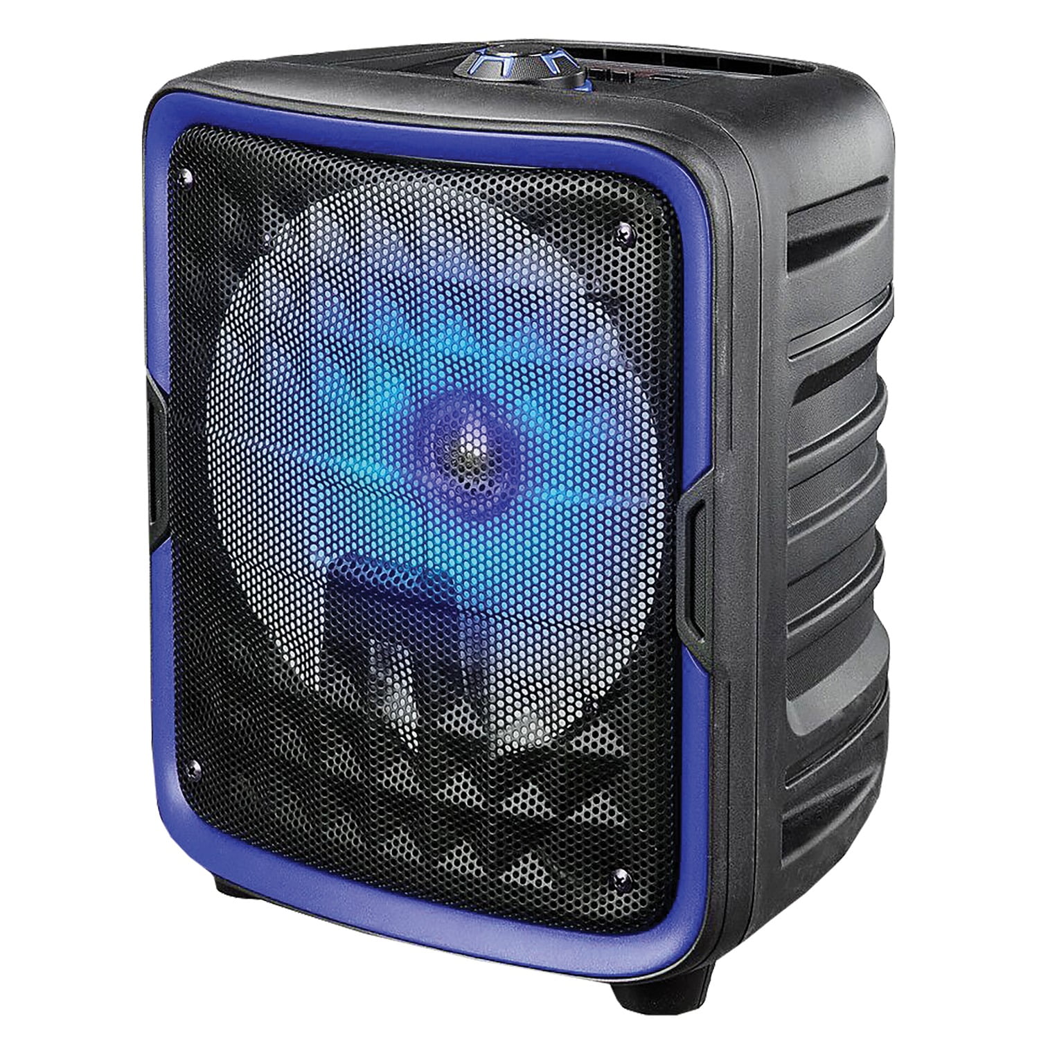 Supersonic IQ6608DJBT Blue 8Inch Bluetooth Speaker With True