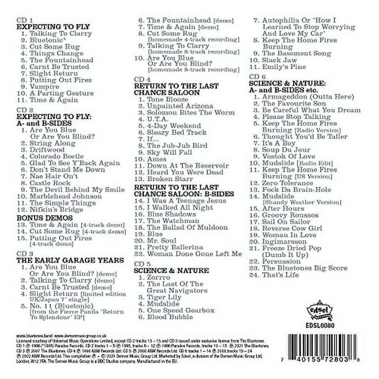 the bluetones 6CD The Bluetones - Superior Quality Recordings 1994