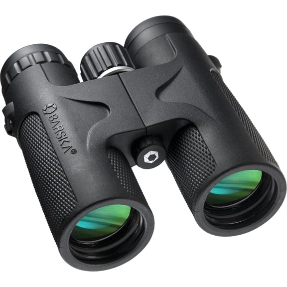 BARSKA 10x42 WP Blackhawk, Bak-4, Green Lens, Clam