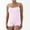 Pink, variant on NMMUED Spaghetti Strap Jumpsuit Square Neck Short Romper Cami Bodysuit One Piece Lace Trim Shapewear for Women Beige L
