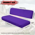 thumbnail image 7 of Yuyamidu Purple UTV Bench Seat Covers UTV Accessories Fit for Mule 3010 4x4 2008 2007 2006 2005 2004 2003 2002 2001, Easy to Install, 7 of 7