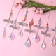 thumbnail image 5 of Paquete de 7 colgantes de libélula de cristal Suncatcher, decoración de jardín de boda para ventana, 5 of 5