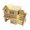 Style B, variant on Wood Small Animal Hideout Hut Play Toys, Hamster House, Small Pet Castle Home for Gerbils Chinchilla Rat Hamster Small Pets Style A