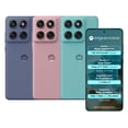 thumbnail image 5 of Motorola Moto Edge 60 Fusion 5G Ai Compatible with Tmobile Mint Tello & Global 256GB+8GB NFC 50MP Triple Cam Dual Sim 6.67" Curved XT2503-1 Latino American Version Amazonite Green, 5 of 5