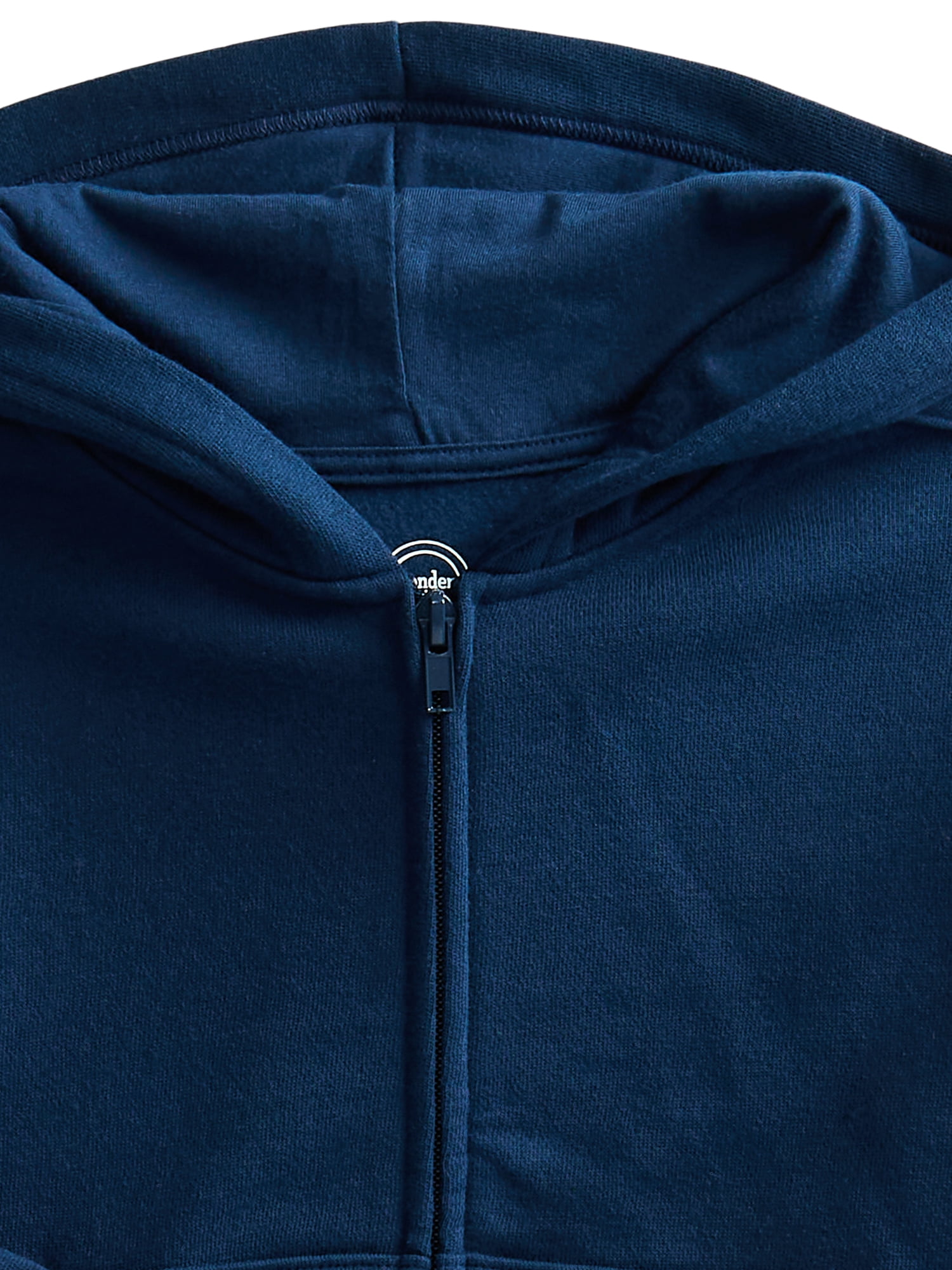 Wonder Nation Kids Full Zip Fleece Hoodie, Sizes 4-18 & Husky