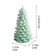 thumbnail image 5 of Puntoco Liquidación de suministros de cocina Molde para velas de árbol de Navidad Exhibición de velas de yeso con aromaterapia navideña, 5 of 5