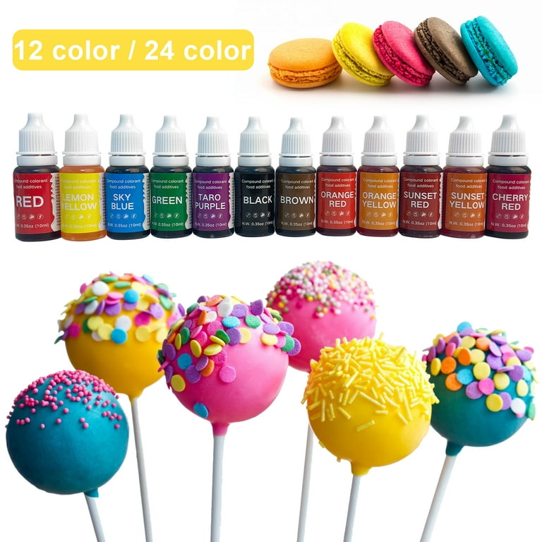 Food Coloring - 30 Colors Food Coloring Liquid, Natural Vibrant