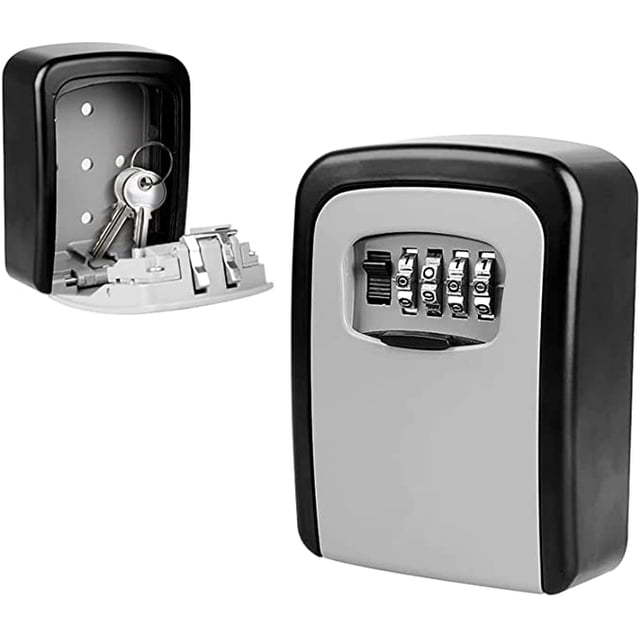 Timotech Candado de combinación empotrable con caja de seguridad Timotech Candado de combinación