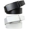 thumbnail image 3 of Cinturón Drowsmen de Cuero para Hombre, 3,5 cm, Ajustable 71‑157 cm, 3 of 7