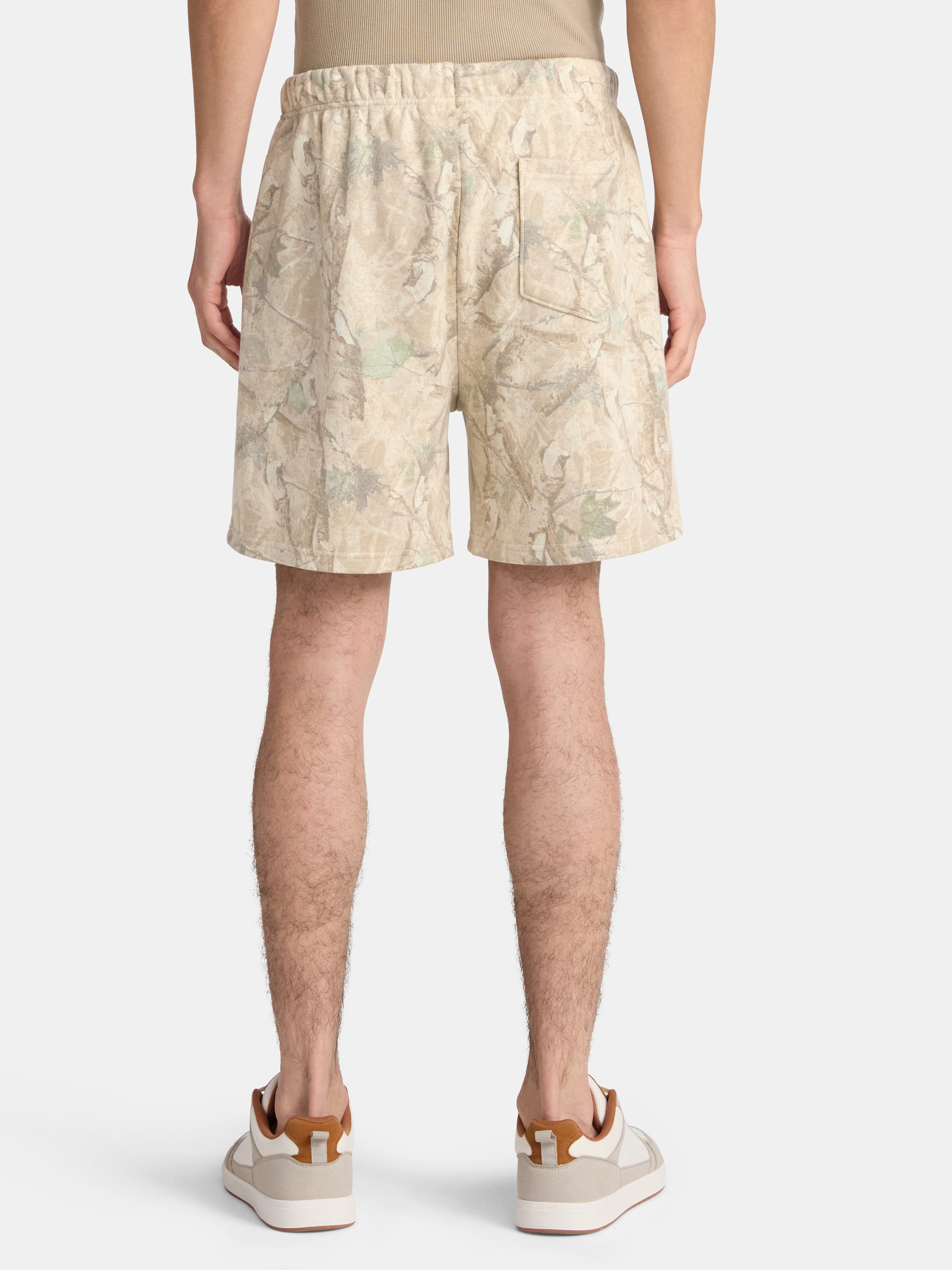 No Boundaries Soft Fleece Jogger Shorts, 6" Inseam, Men's and Big Men's