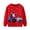 4# Red, variant on FEDPOP Toddler Boys Christmas Sweatshirts Cotton Crewneck Santa Embroidery Kids Tops 3T