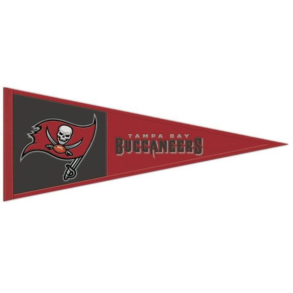 WinCraft Tampa Bay Buccaneers 13" x 32" Wool Primary Logo Pennant