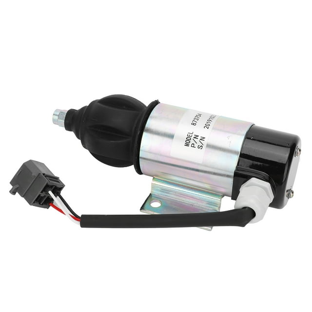 Válvula solenoide de apagado para accesorios de motor Perkins serie 2006, 3008 y 3012 (873754, 24 V)