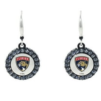Florida Panthers Hockey Puck Earrings