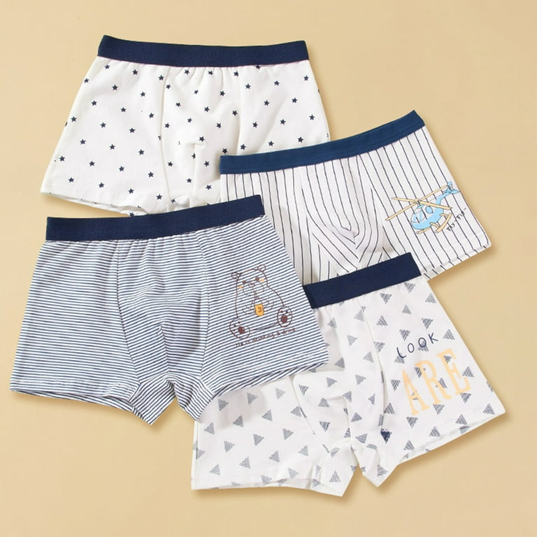 2Pcs/ Lot 2-14 Years Boys Underwear Kids Cotton Briefs Soft Shorts Young