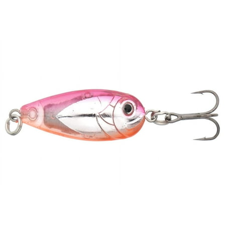 Live Spoon - Hybrid ABS Rattle Casting and Flutter Spoon Pink 1/16oz 1.25