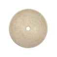 thumbnail image 5 of Eden Bath Travertine Bowl Stone Circular Vessel Bathroom Sink, 5 of 17