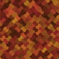 thumbnail image 1 of Ahgly Company Indoor Square Patterned Orange Red Orange Area Rugs, 4' Square, 1 of 1